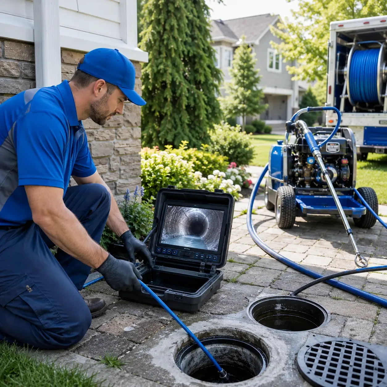 Outdoor drain cleaning professionals serving Lockhart, AL